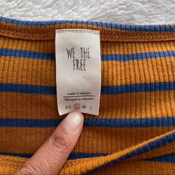 Free People Good Finds Striped Top - Picture 4 of 4